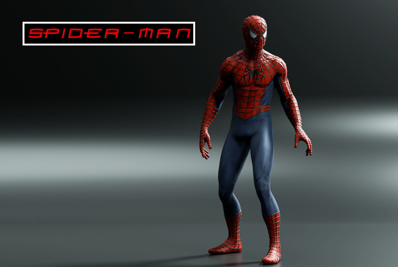 Spider-man 3D model_1