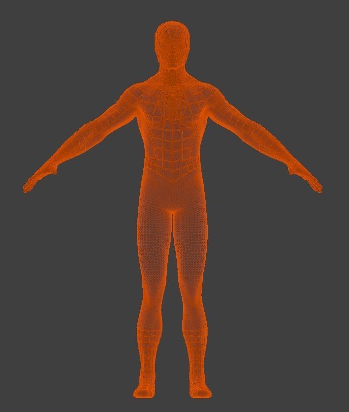 Spider-man 3D model_2