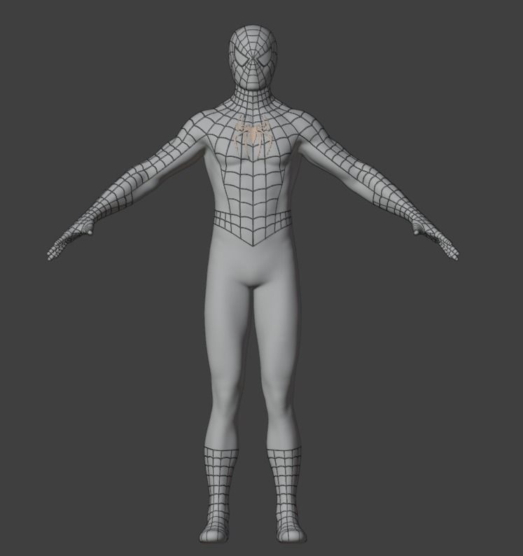 Spider-man 3D model_3