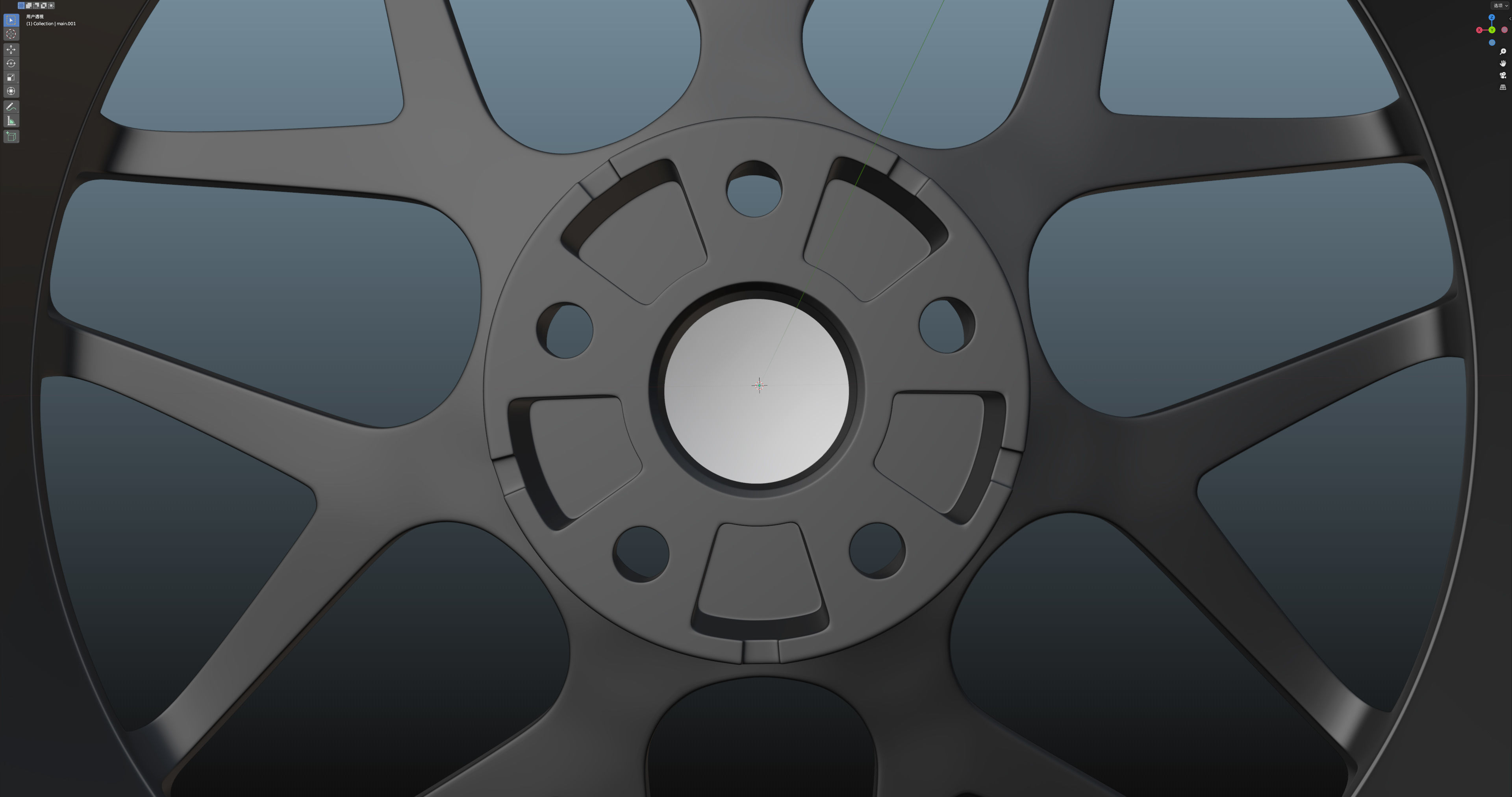 HRE FF01 Low-poly 3D model_14