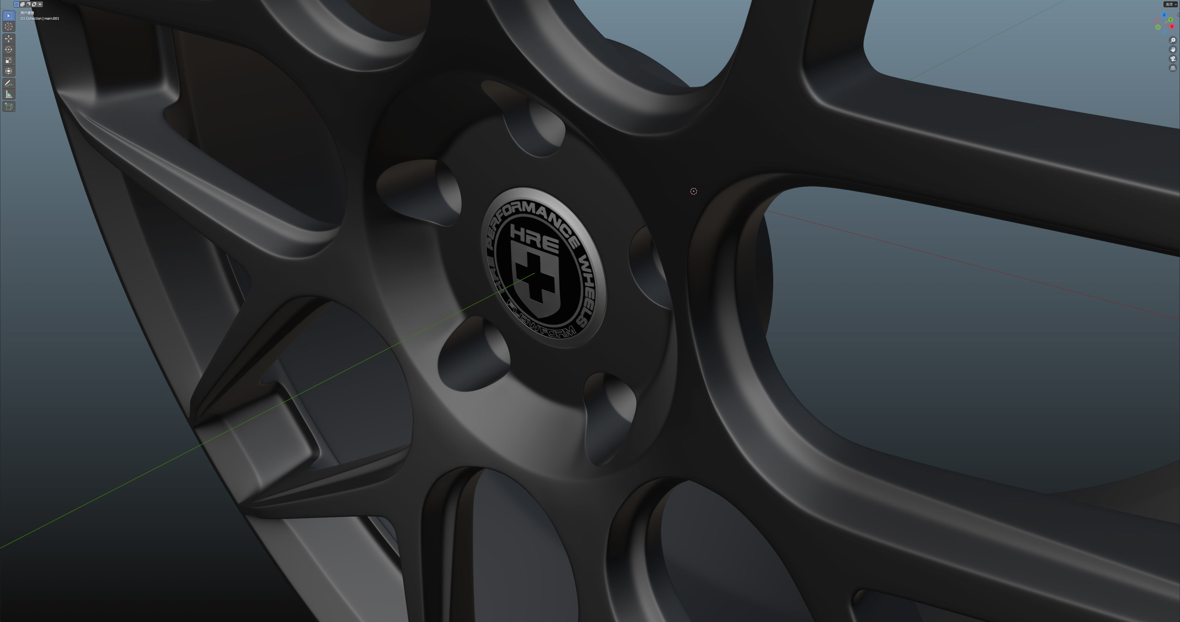 HRE FF01 Low-poly 3D model_15