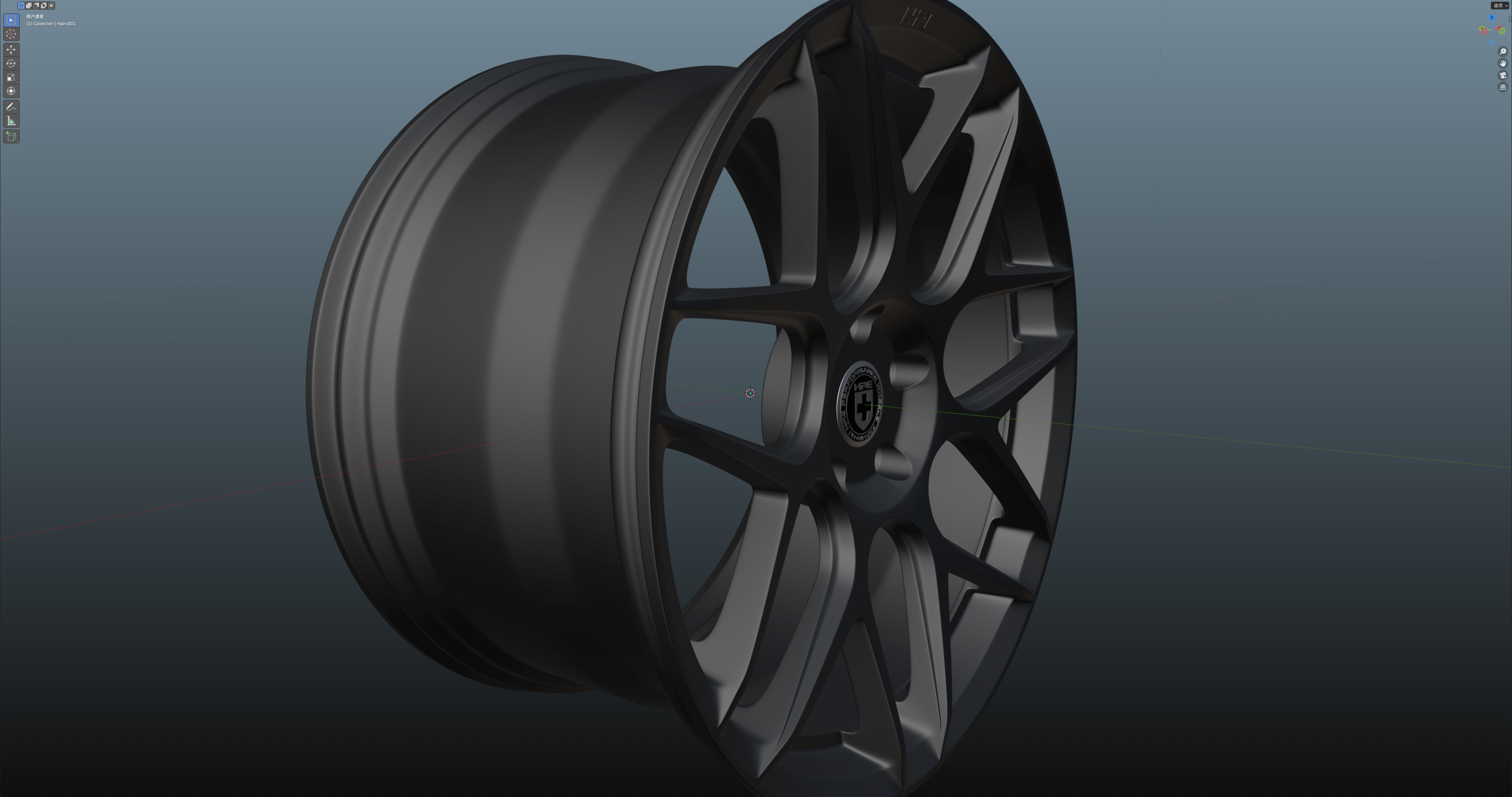 HRE FF01 Low-poly 3D model_11