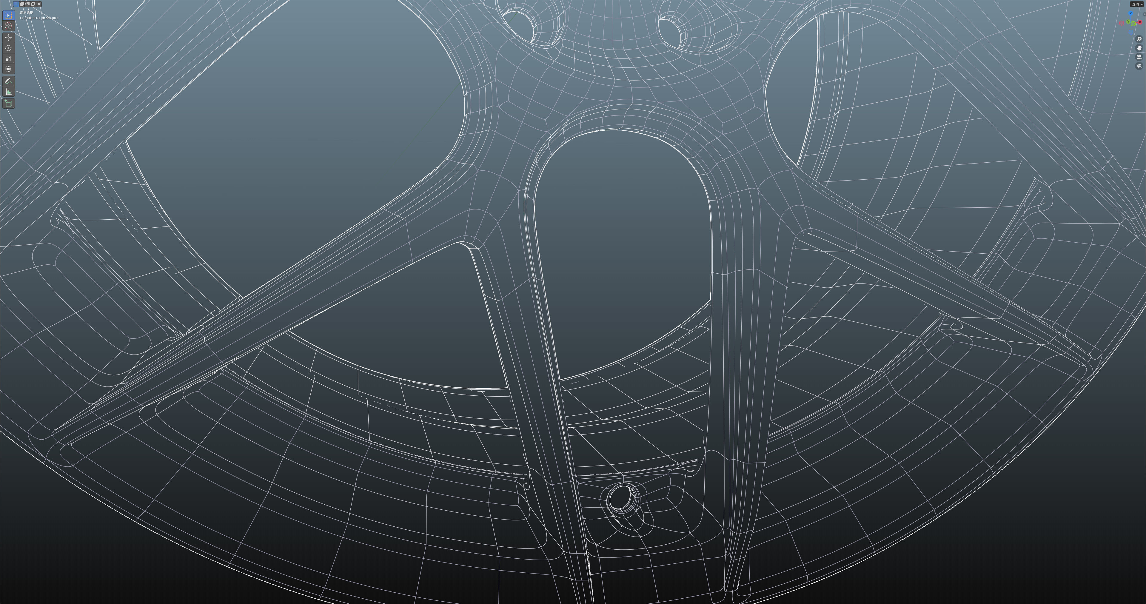 HRE FF01 Low-poly 3D model_28