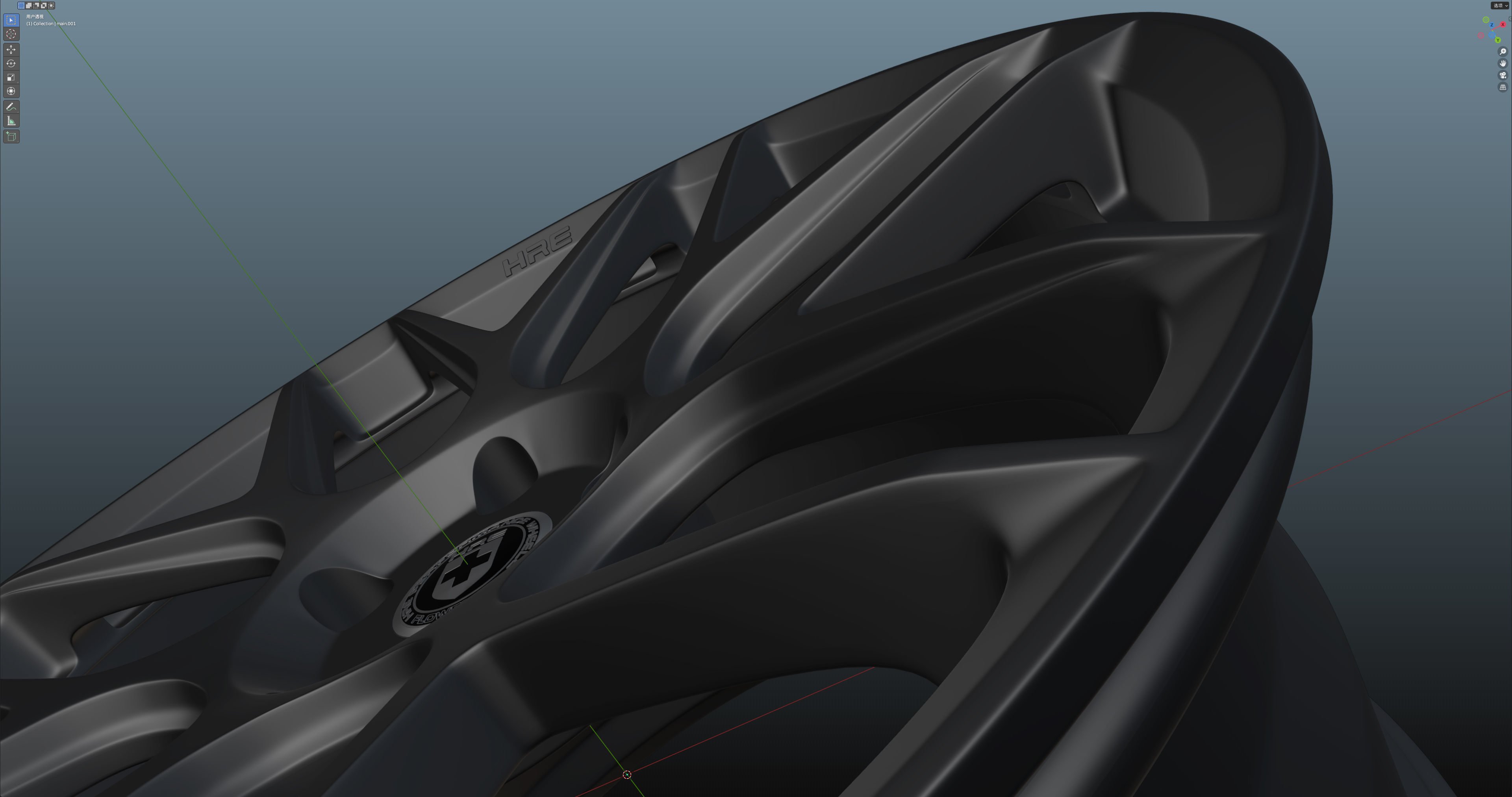 HRE FF01 Low-poly 3D model_21