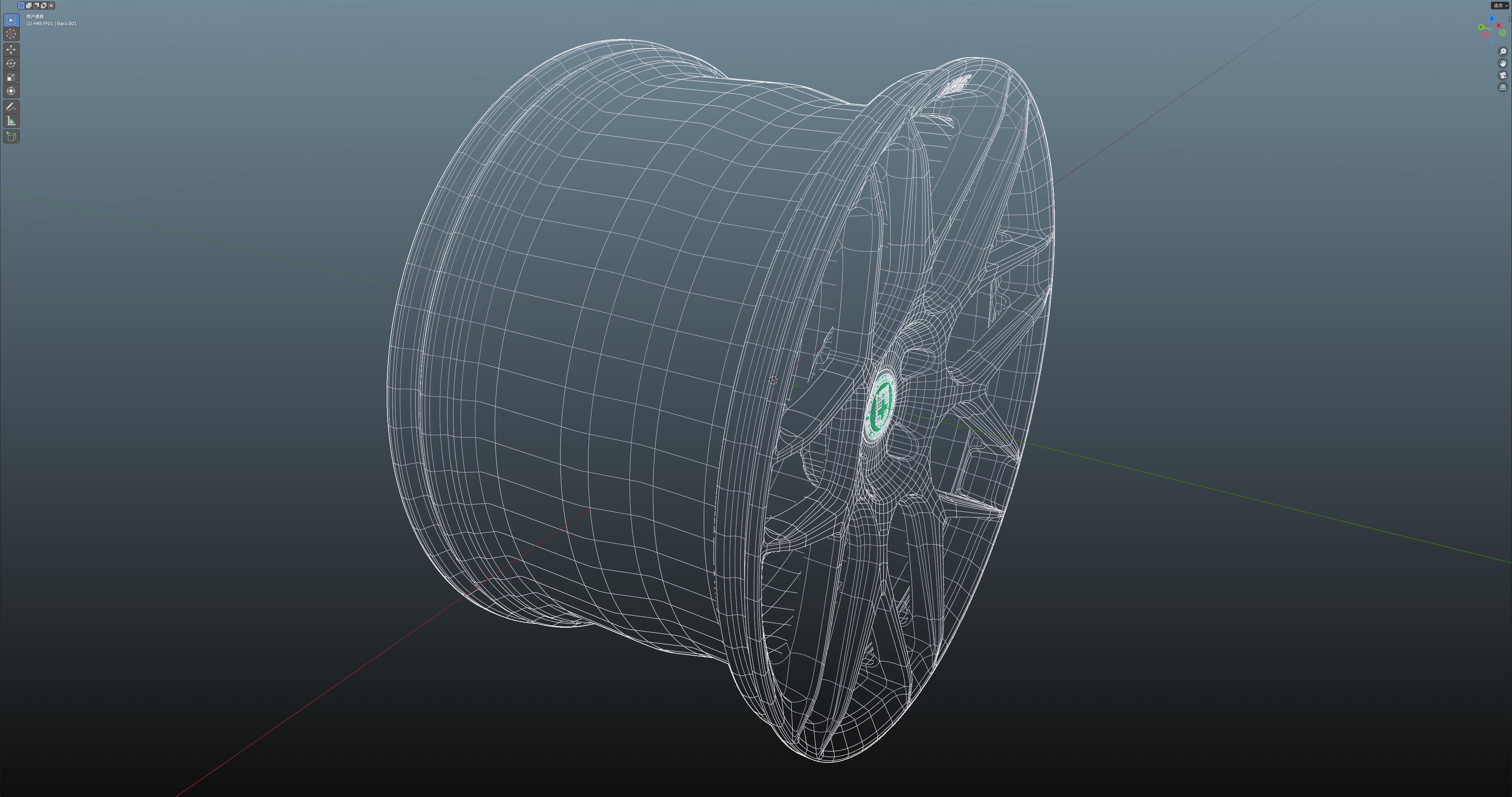 HRE FF01 Low-poly 3D model_23