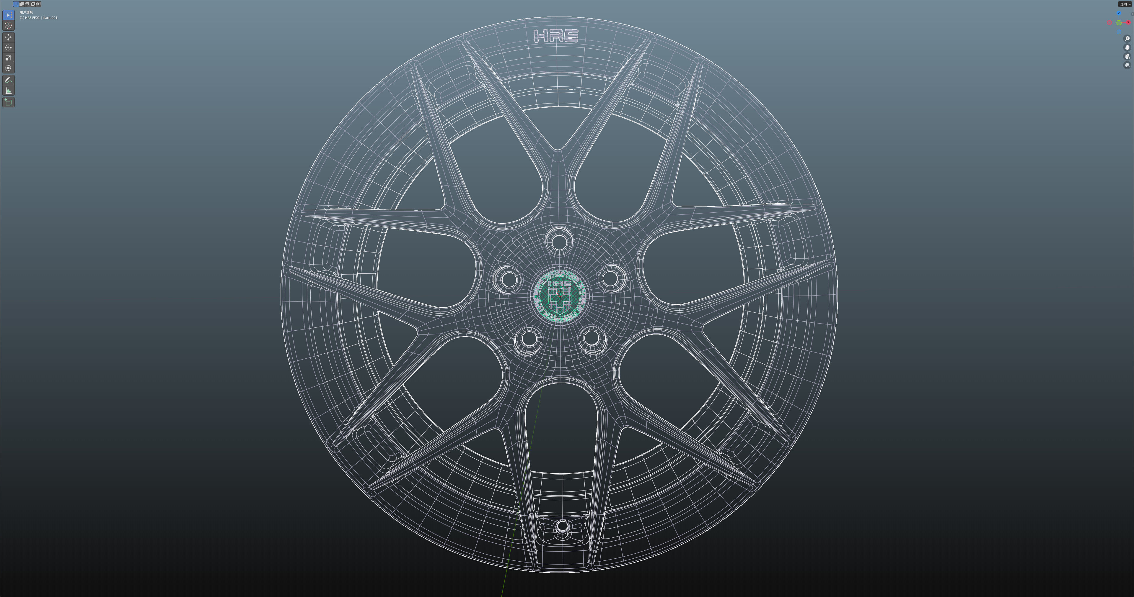 HRE FF01 Low-poly 3D model_22