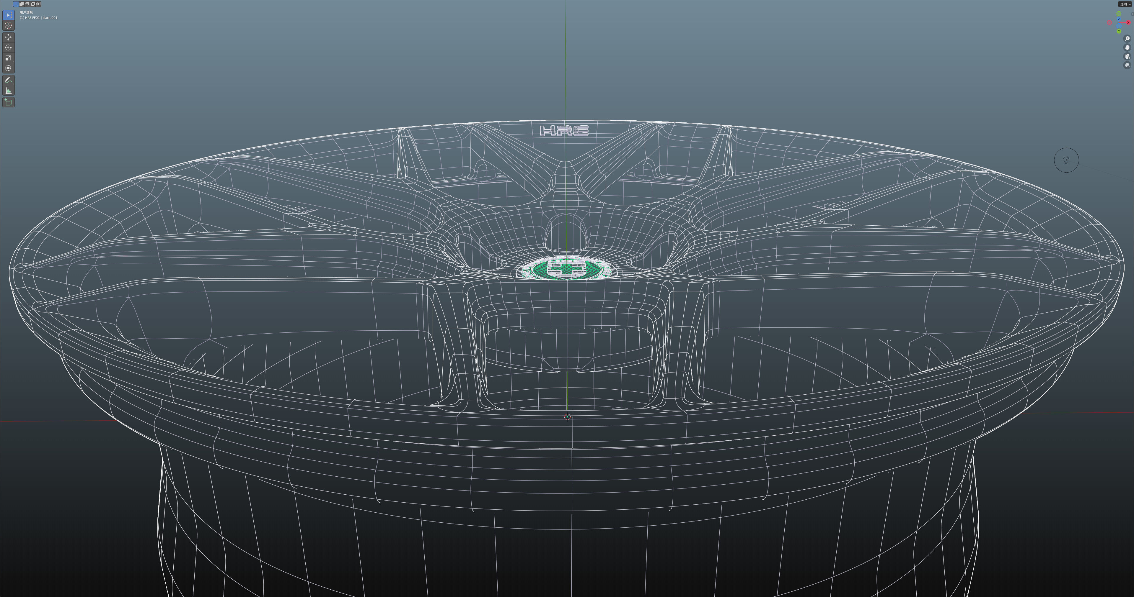 HRE FF01 Low-poly 3D model_27