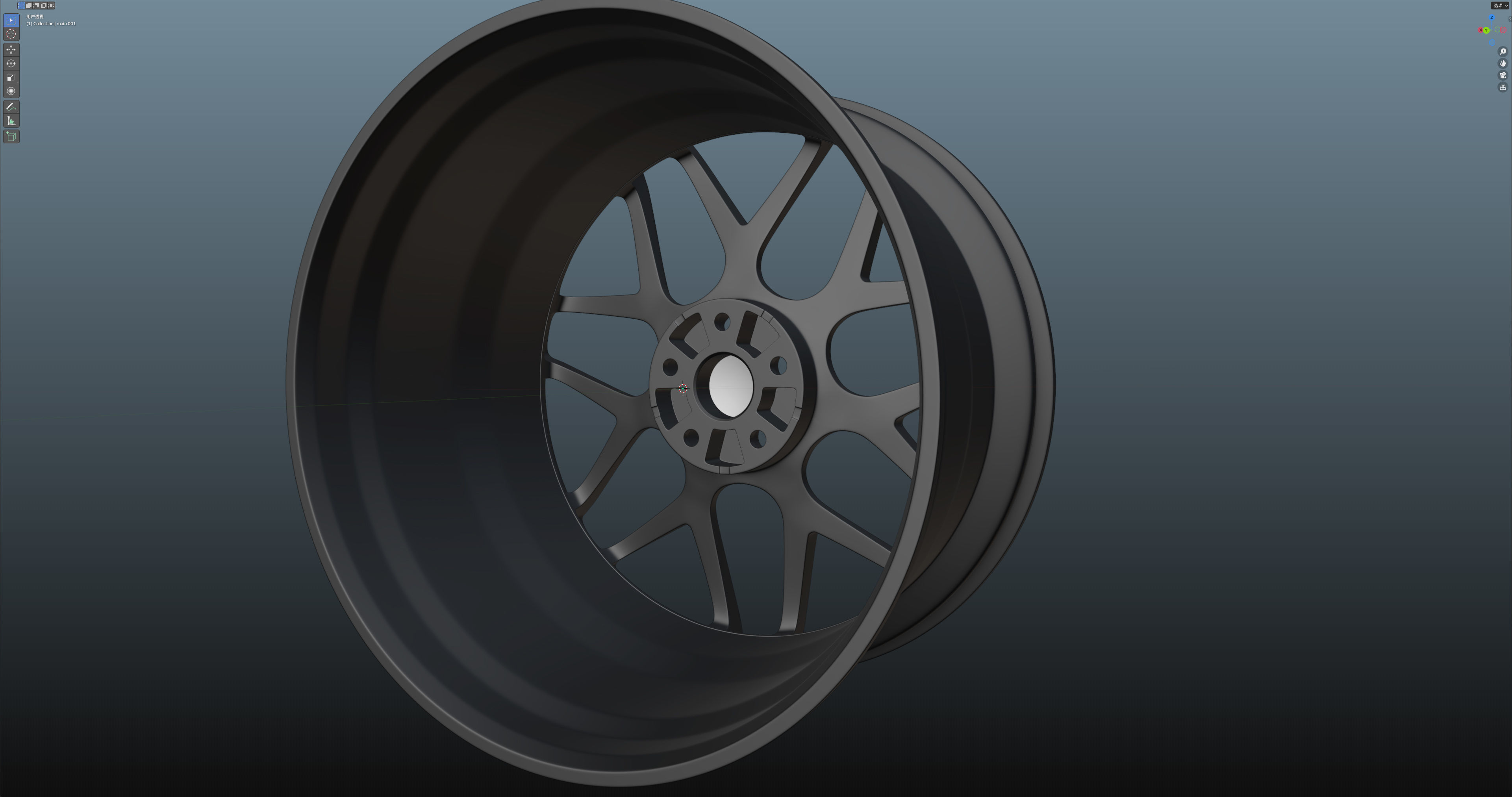 HRE FF01 Low-poly 3D model_12