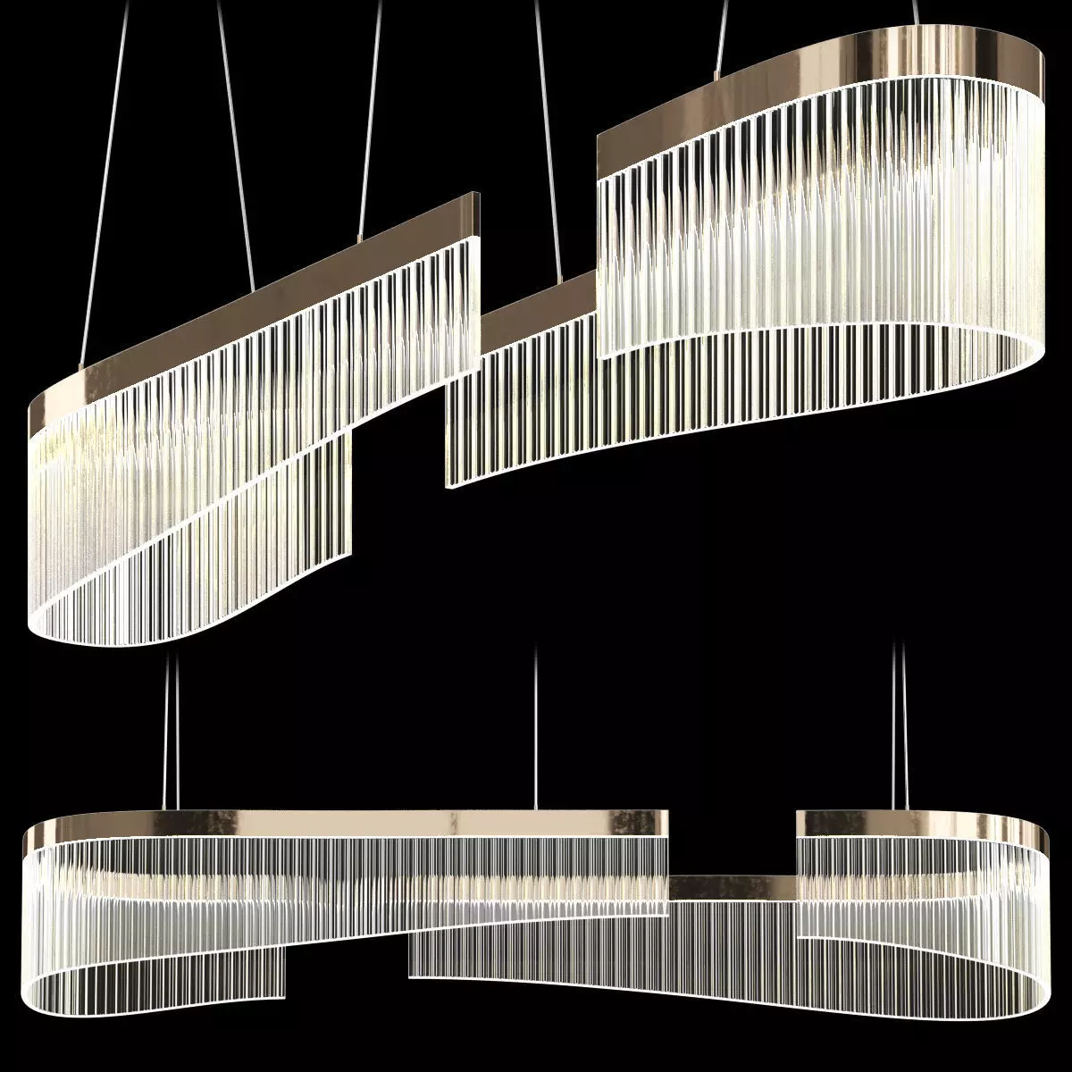 Lamaptron DANELIUS B DUO pendant light 3D model_0