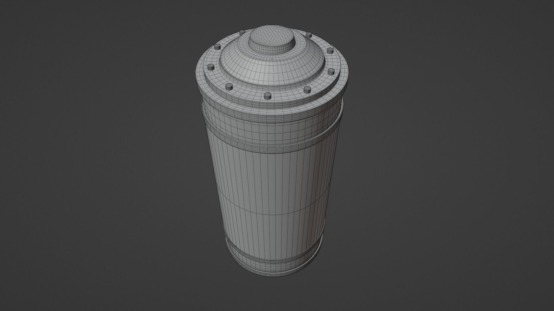 Sci fi container for anything  3D model_7