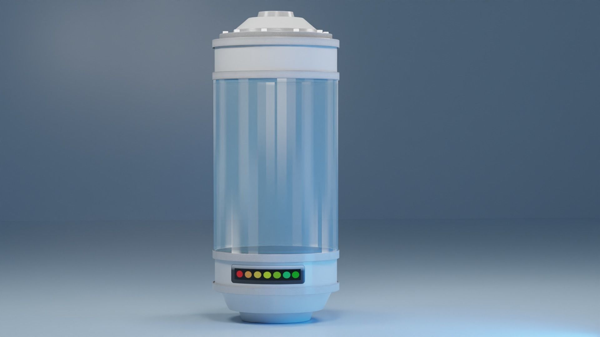 Sci fi container for anything  3D model_3