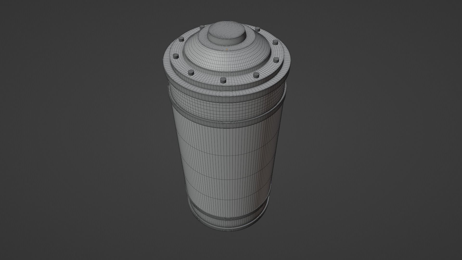Sci fi container for anything  3D model_6