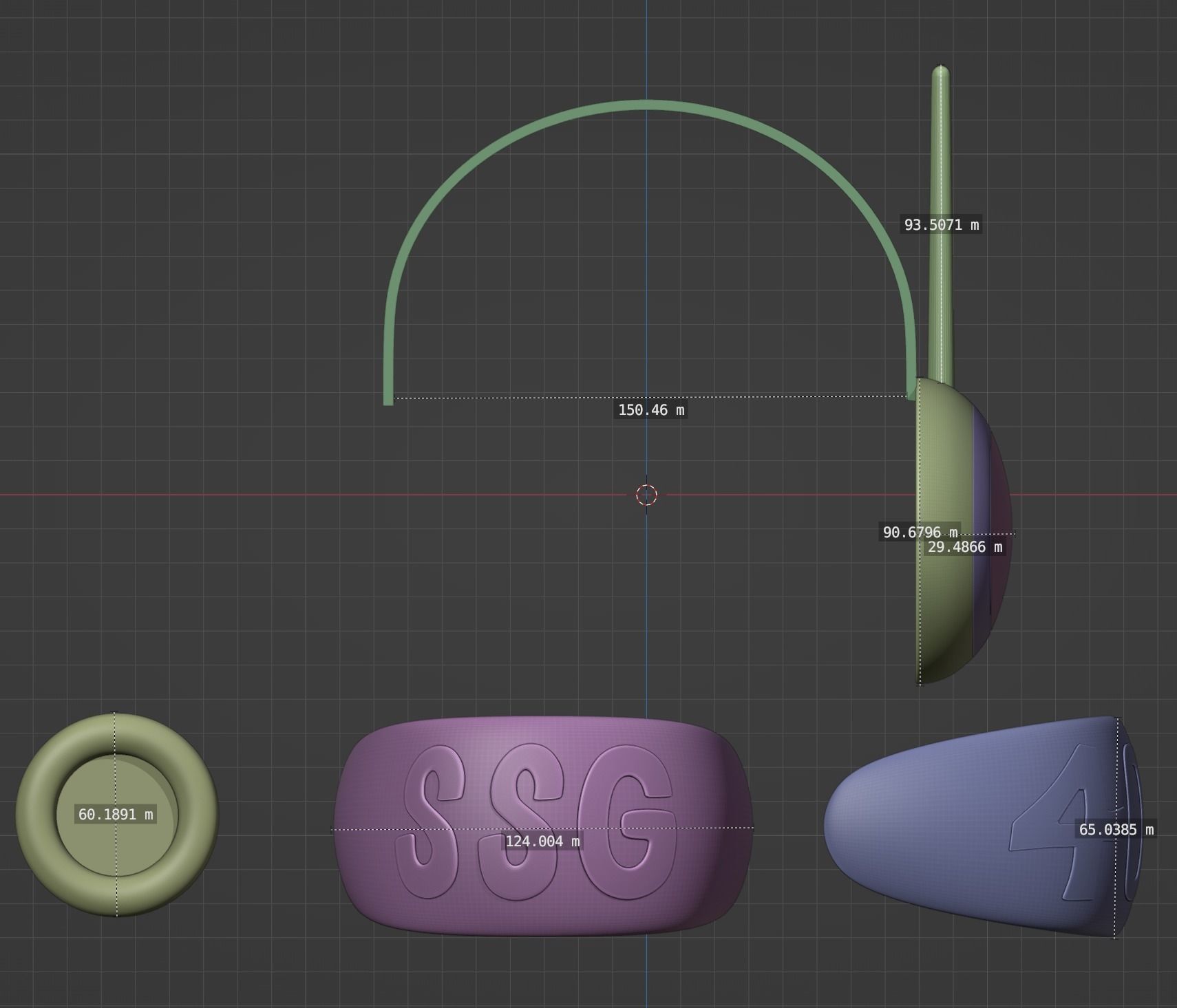 ONE PIECE ROBIN HEADPHONE EGGHEAD COSPLAY 3D PRINT MODEL 3D print model_10