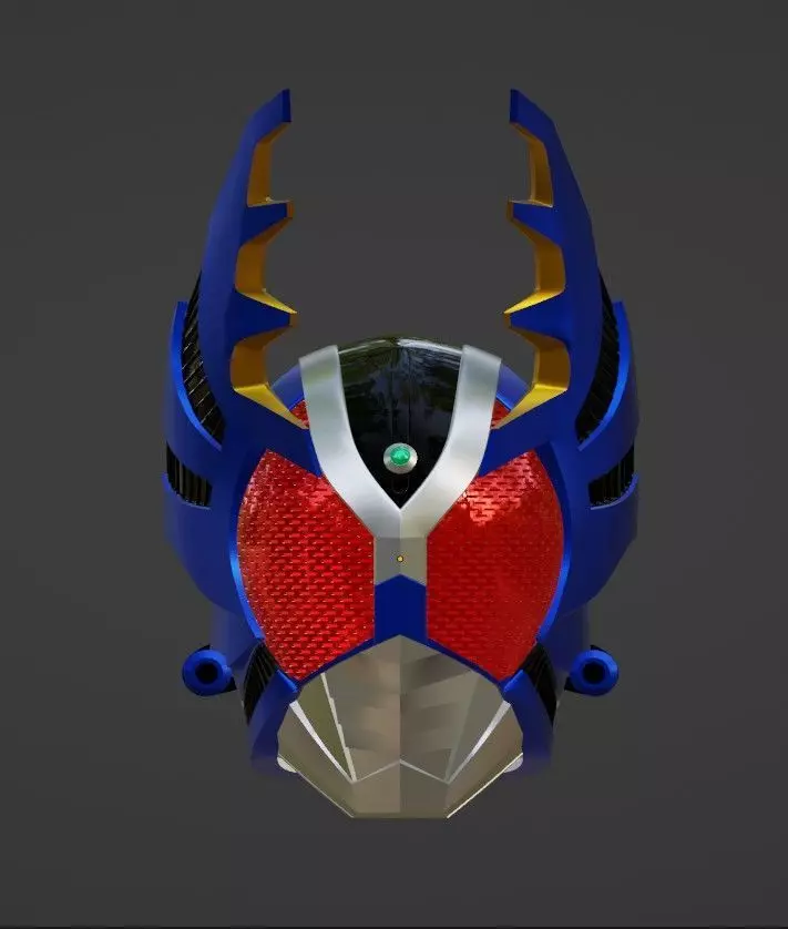 Kamen rider Gatack Helmet printable STL 3D print model_0