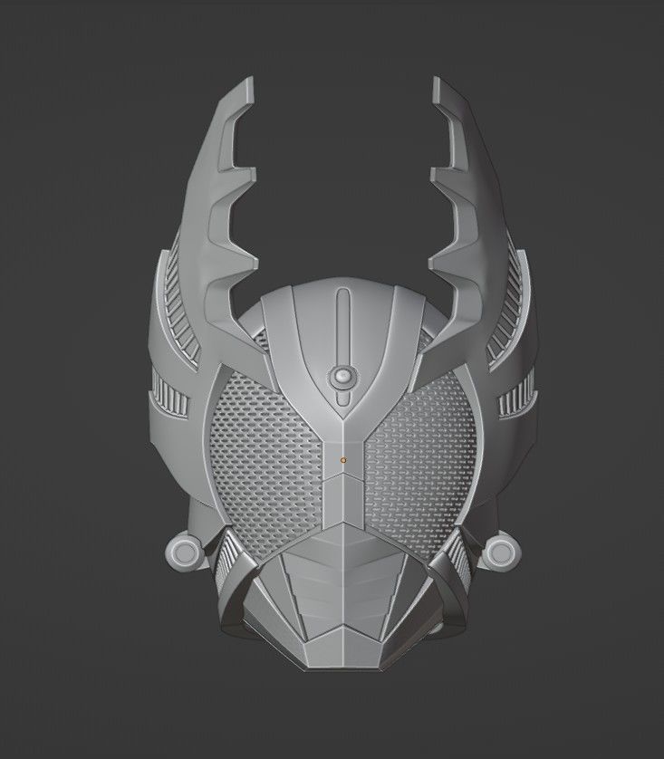 Kamen rider Gatack Helmet printable STL 3D print model_2