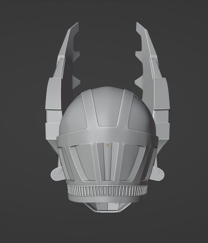 Kamen rider Gatack Helmet printable STL 3D print model_4