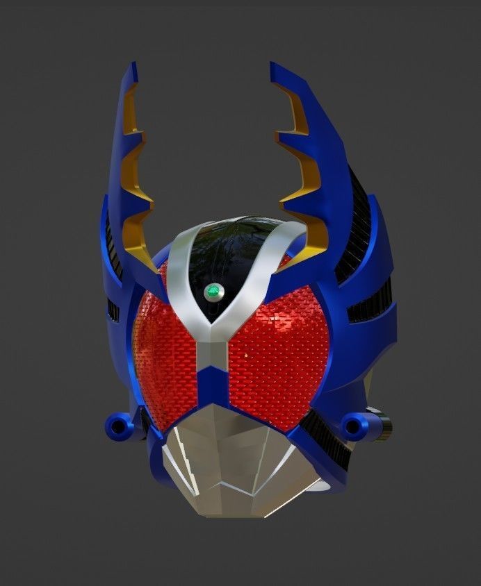 Kamen rider Gatack Helmet printable STL 3D print model_1