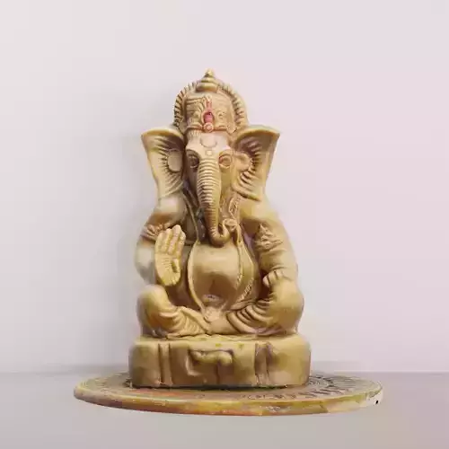 Ganesh sculpture photoscanned