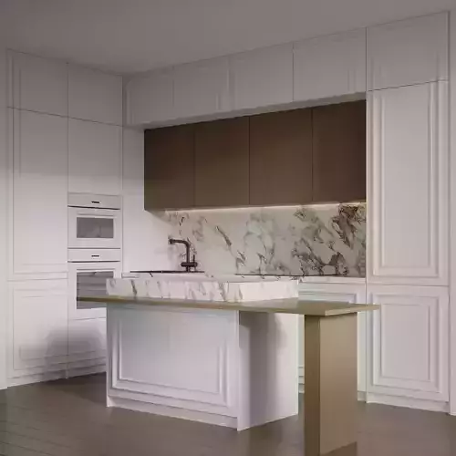 Kitchen with built-in MIELE appliances