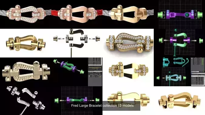 Fred Large Bracelet collection 