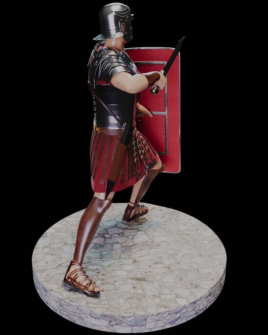 Roman Legioner 3D print model_6