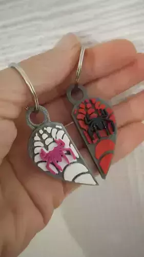 LLAVER DOBLE SPIDERMAN 3D print model