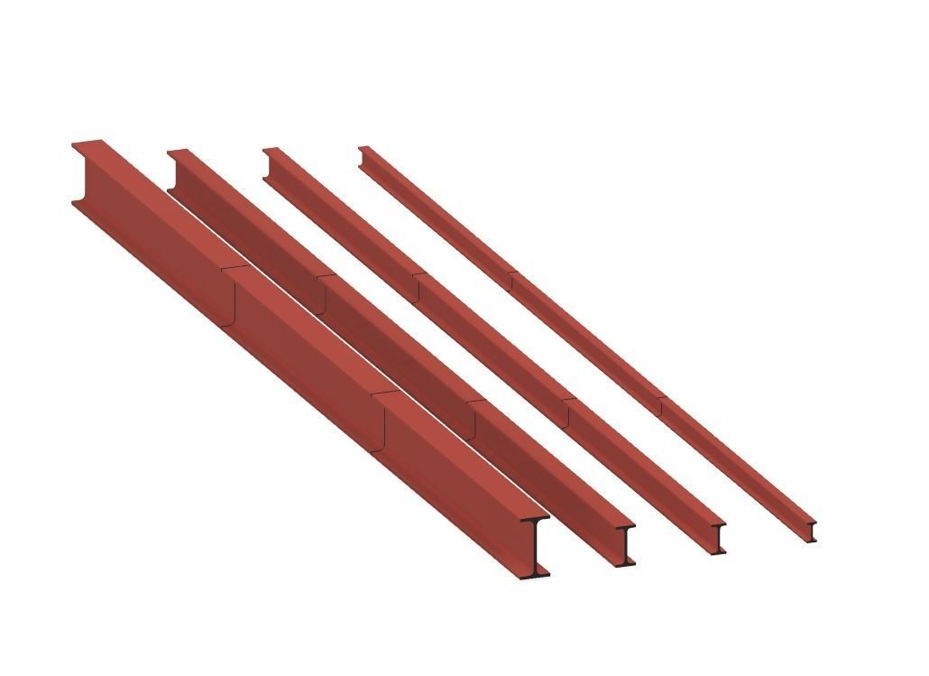 Modelling I-Beams for Scratch Building 3D Design 3D print model_4
