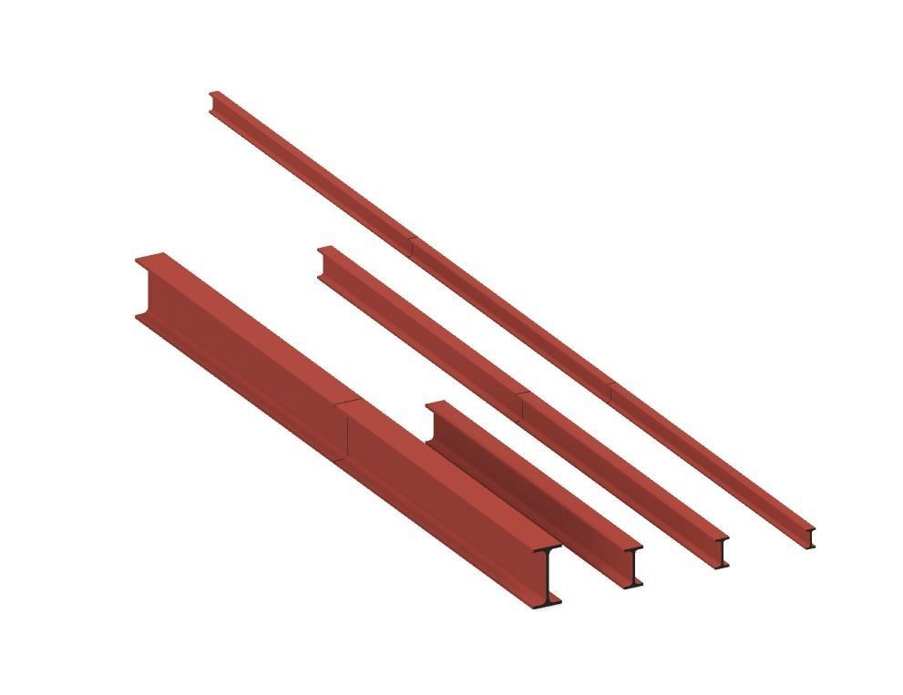 Modelling I-Beams for Scratch Building 3D Design 3D print model_5