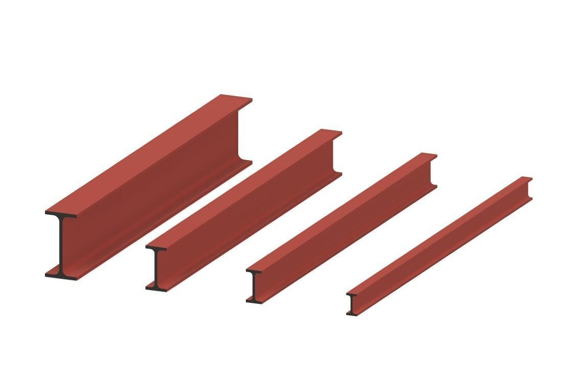 Modelling I-Beams for Scratch Building 3D Design 3D print model_1