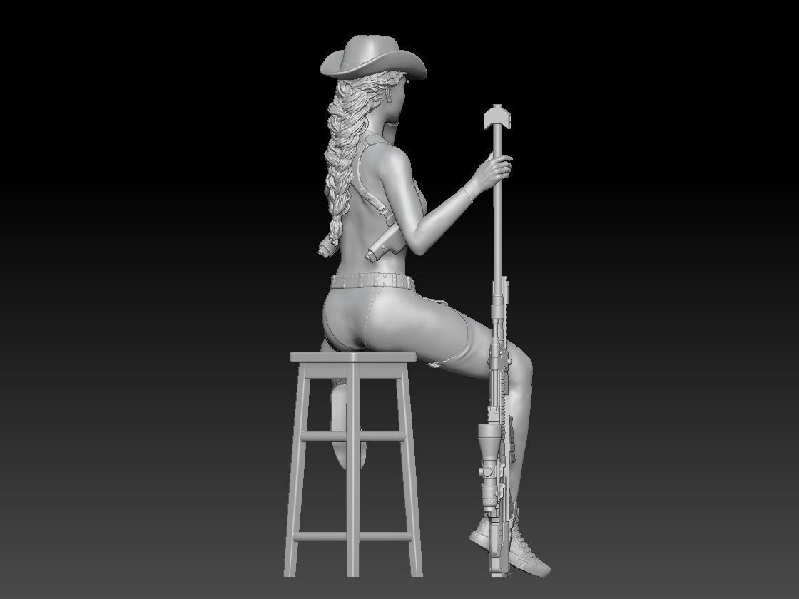 APOCALYPSE GARAGE MILITARY SNIPER 3D print model_5