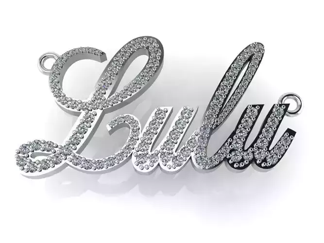 Lulu Name Pendant 2164
