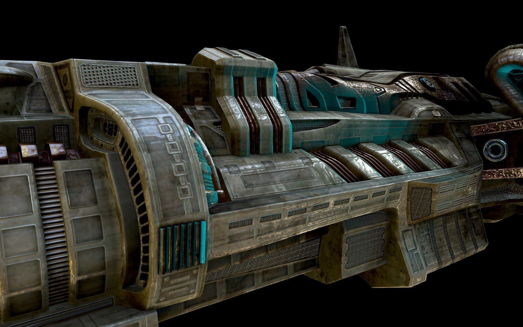 Spaceship 3D model_14