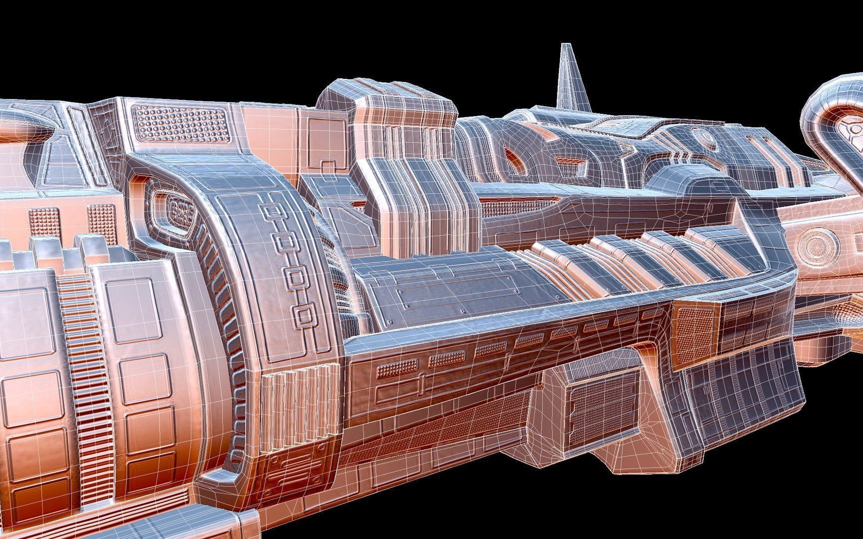 Spaceship 3D model_15