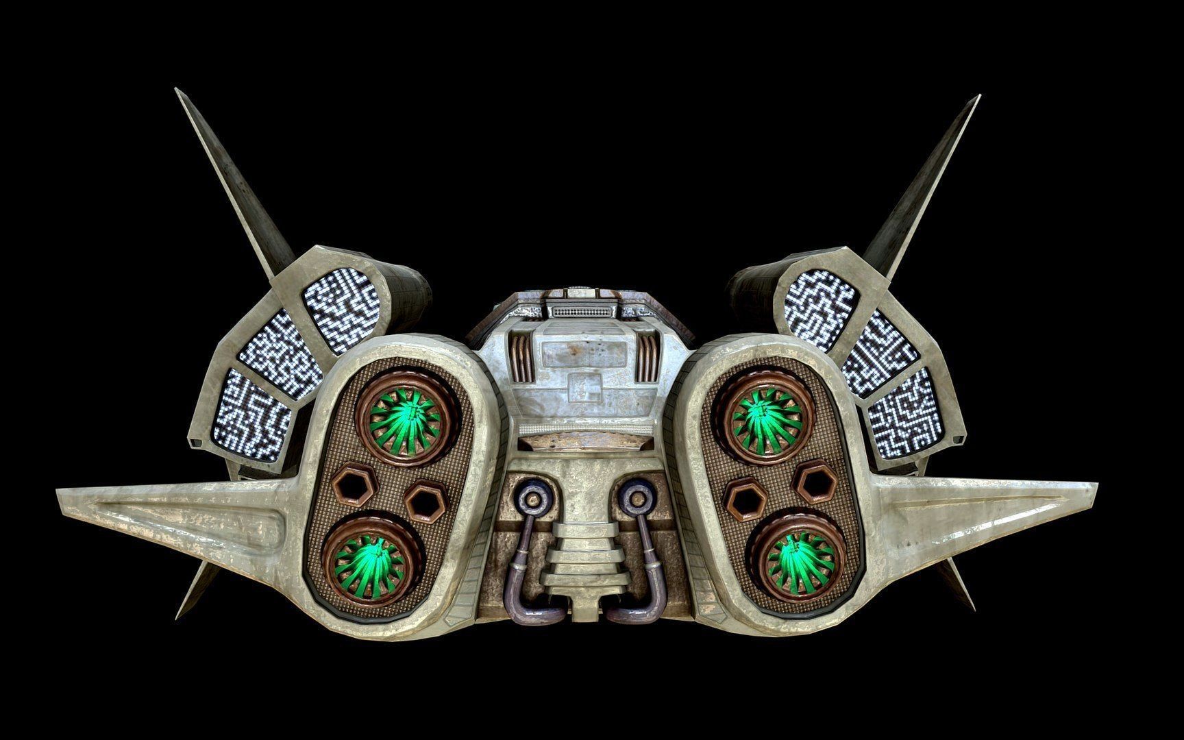 Spaceship 3D model_11