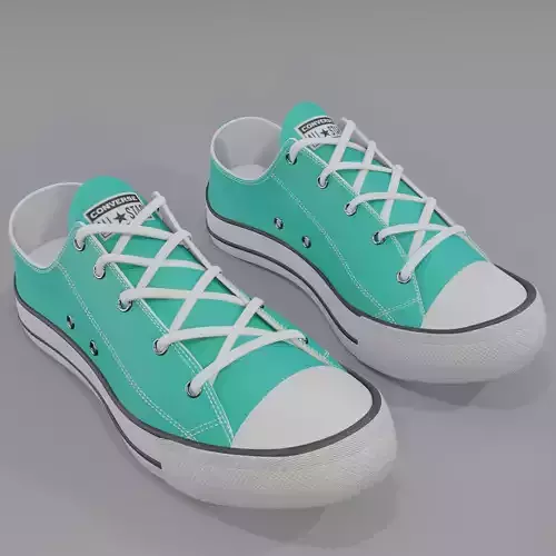Conver All Stars Low Turquoise