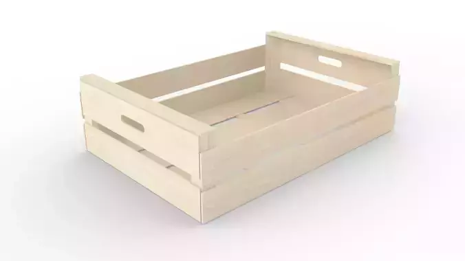 Wooden fruit box