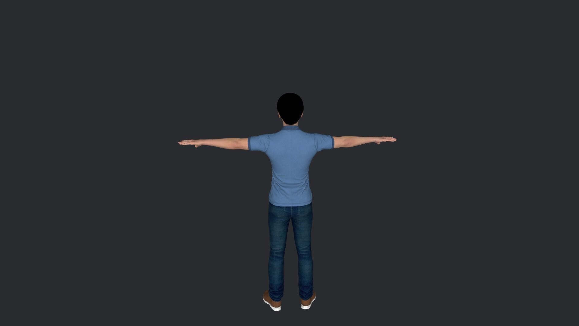 John Connor Hyper Realistic Full Body Rigged Character 3D model_20