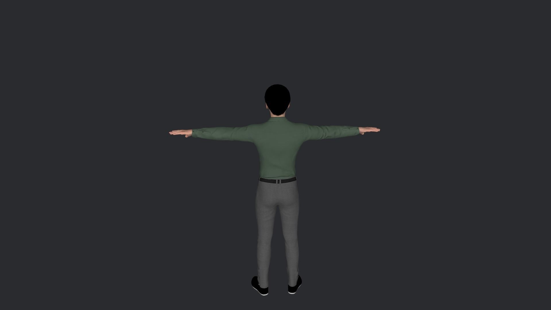 John Connor Hyper Realistic Full Body Rigged Character 3D model_4