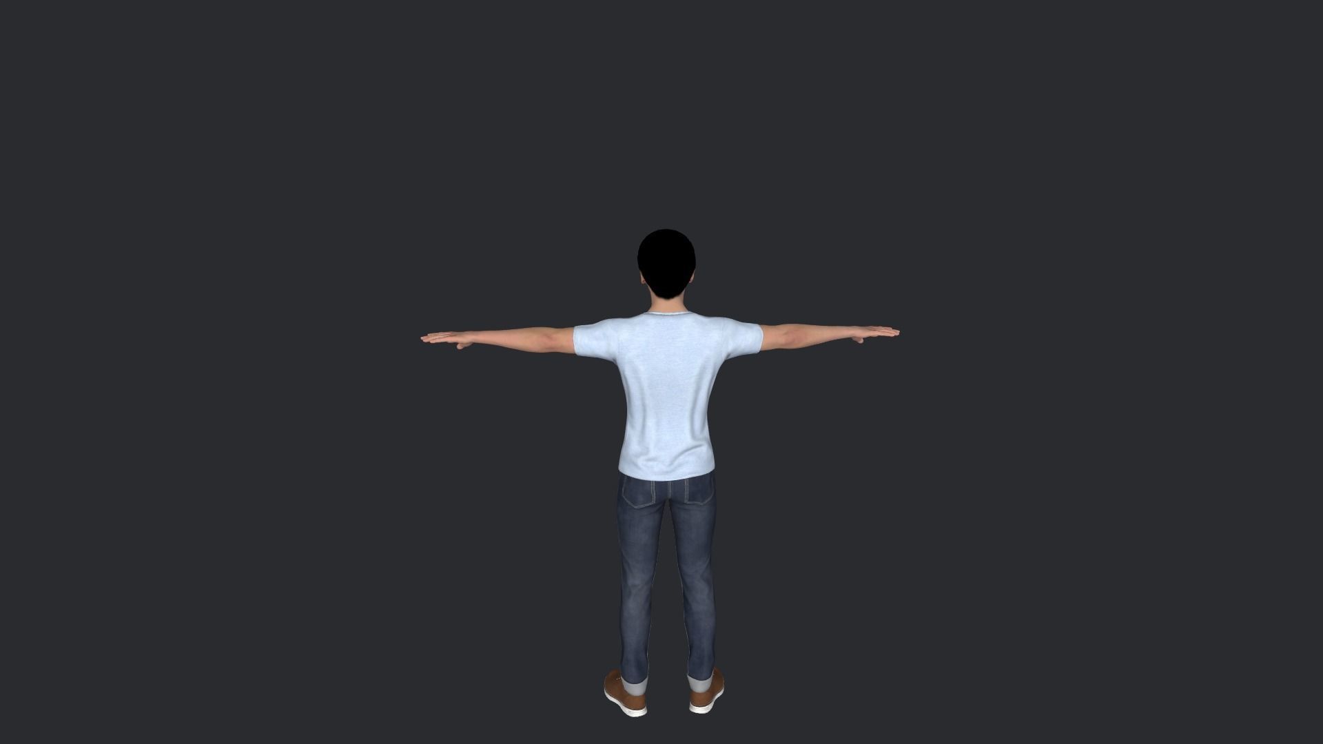 John Connor Hyper Realistic Full Body Rigged Character 3D model_9