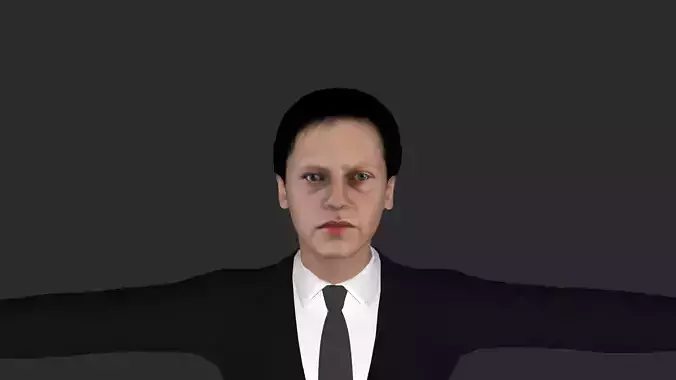 John Connor Hyper Realistic Full Body Rigged Character