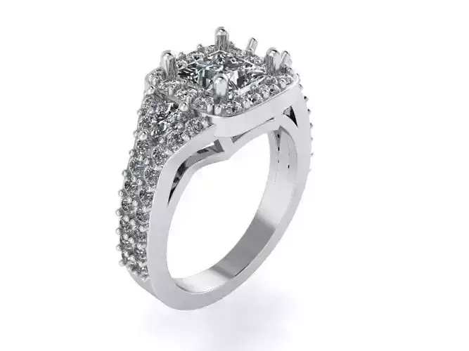 Princess Halo Ring 2192