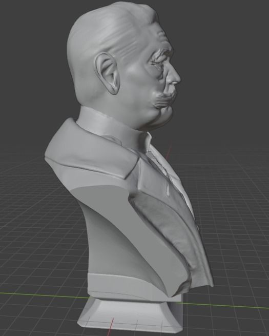Paul von Hindenburg 3D print model_19