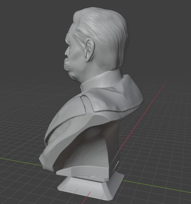 Paul von Hindenburg 3D print model_3
