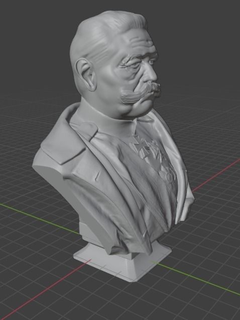 Paul von Hindenburg 3D print model_17