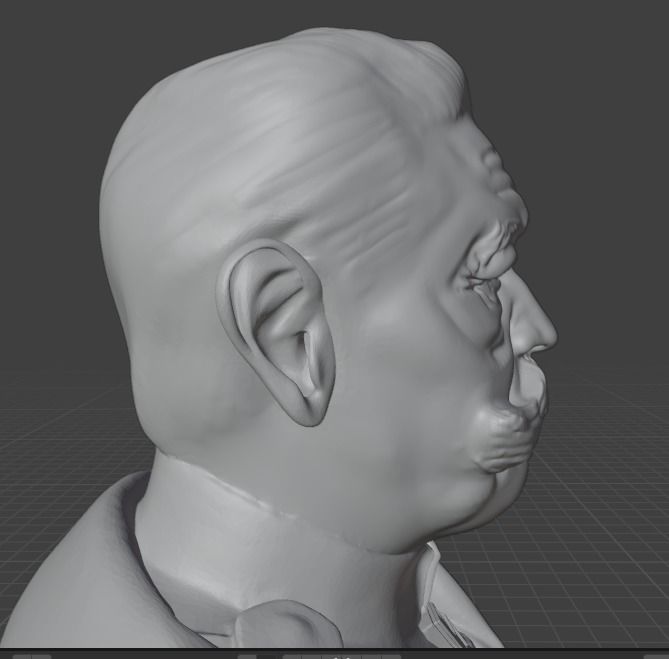 Paul von Hindenburg 3D print model_8
