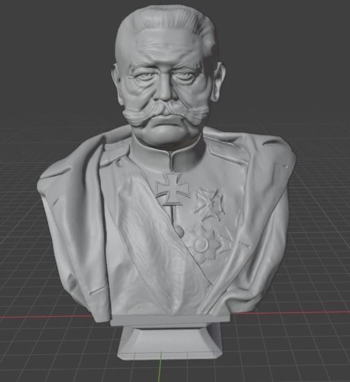 Paul von Hindenburg 3D print model_16