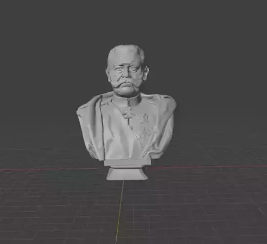 Paul von Hindenburg 3D print model