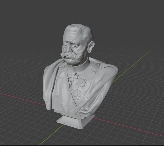 Paul von Hindenburg 3D print model_11