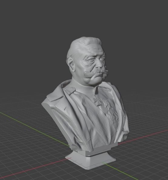 Paul von Hindenburg 3D print model_12