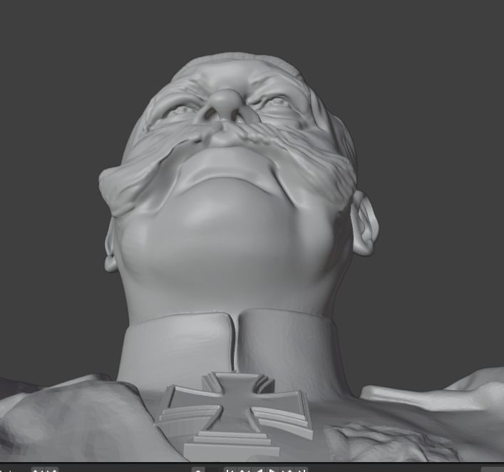 Paul von Hindenburg 3D print model_10